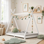 Lit Tipi Enfant en Pin Massif 70x140 cm | Doudoucabane