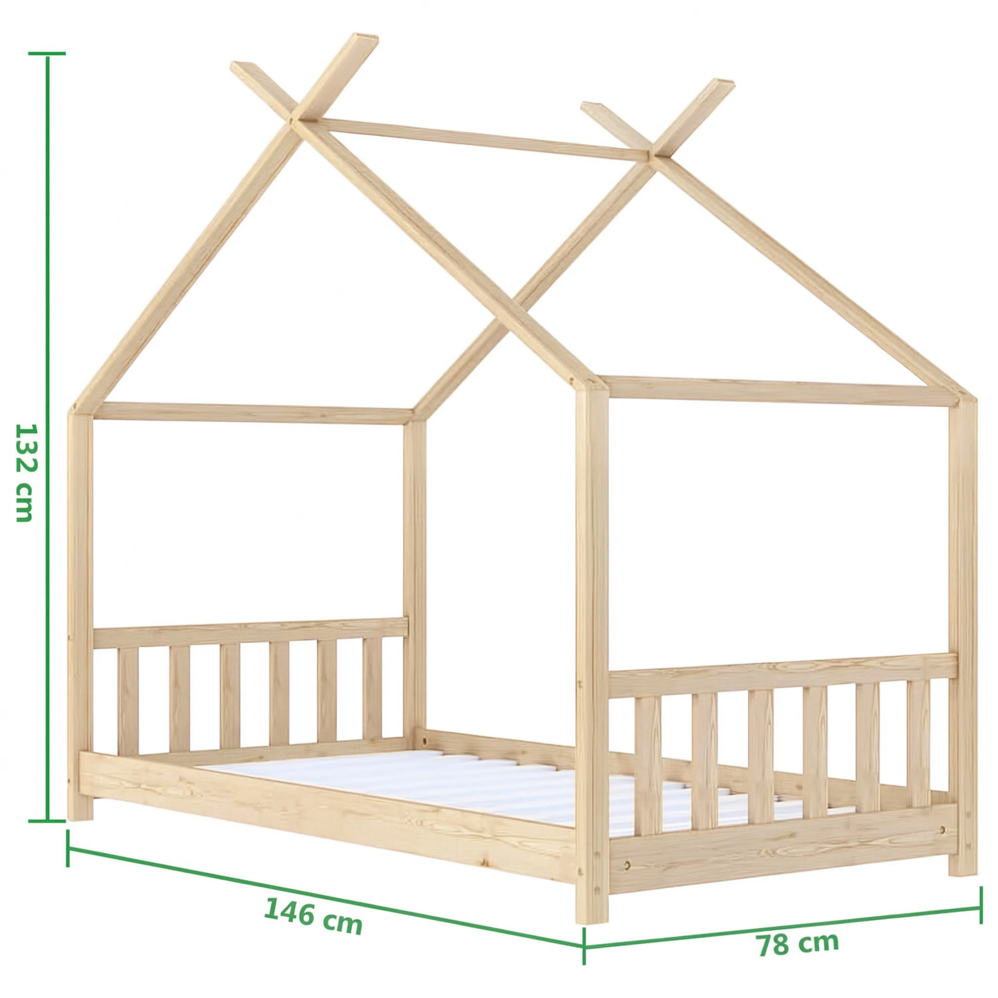 Lit Cabane Maison Enfant en Pin Massif | Doudoucabane