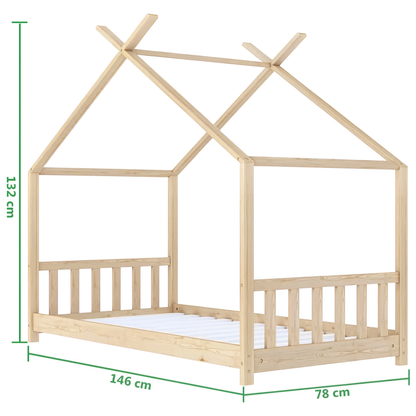 Lit Cabane Maison Enfant en Pin Massif | Doudoucabane