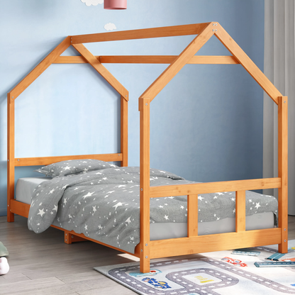 Lit Cabane Enfant en Pin Massif 90x190 cm | Doudoucabane