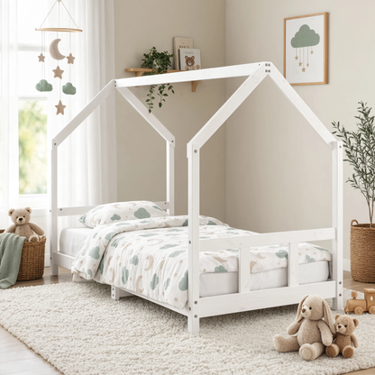 Lit Cabane Enfant en Pin Massif 90x190 cm | Doudoucabane