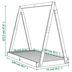 Lit Montessori Enfant en Pin Massif | Doudoucabane