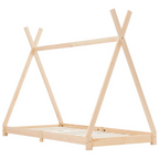 Lit Tipi Enfant en Pin Massif 70x140 cm | Doudoucabane