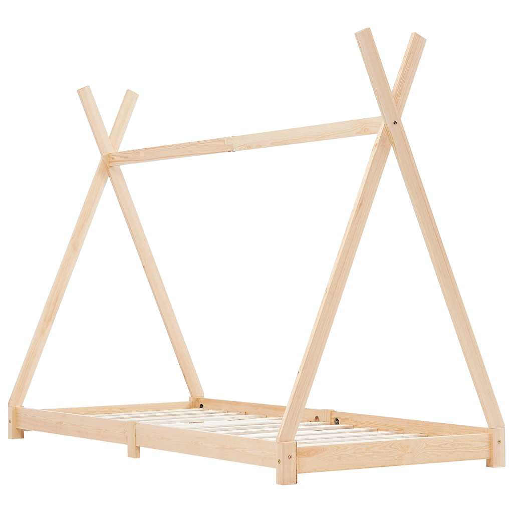 Lit Tipi Enfant en Pin Massif 70x140 cm | Doudoucabane