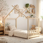Lit Cabane Maison Enfant en Pin Massif | Doudoucabane