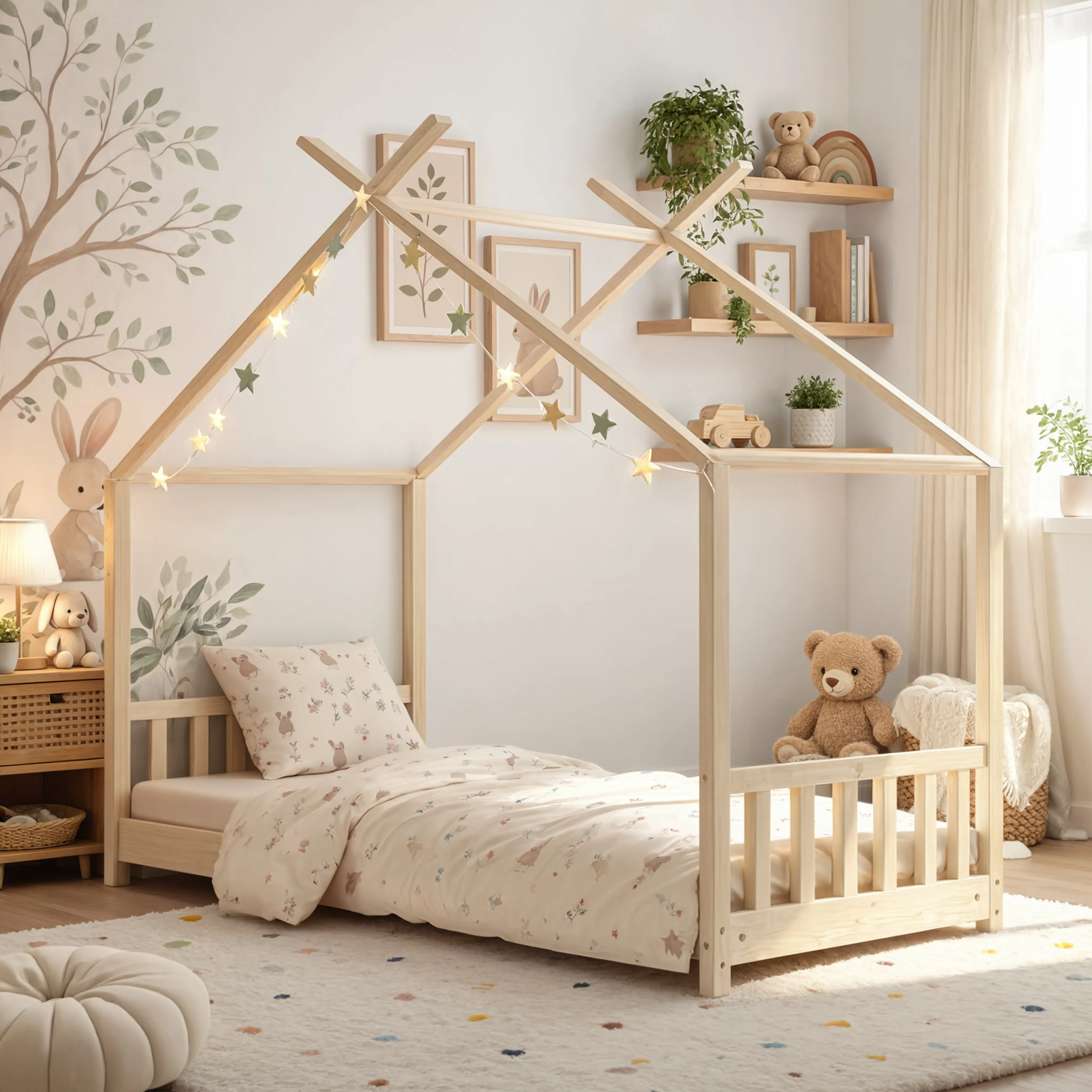 Lit Cabane Maison Enfant en Pin Massif | Doudoucabane